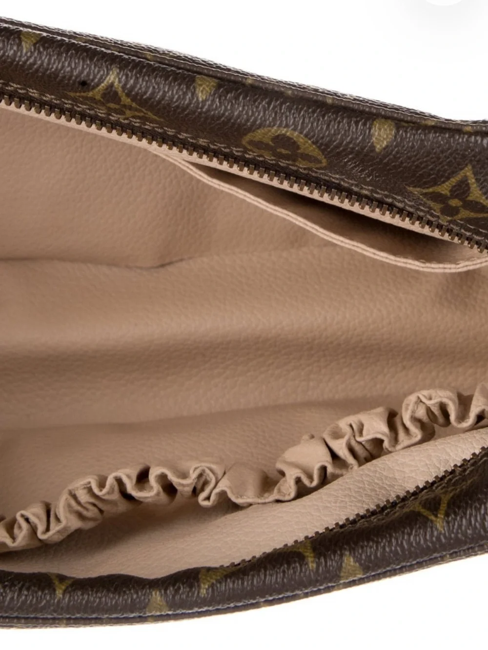 Louis Vuitton Brown Monogram Canvas Trousse -Toiletry bag. Pristine Condition